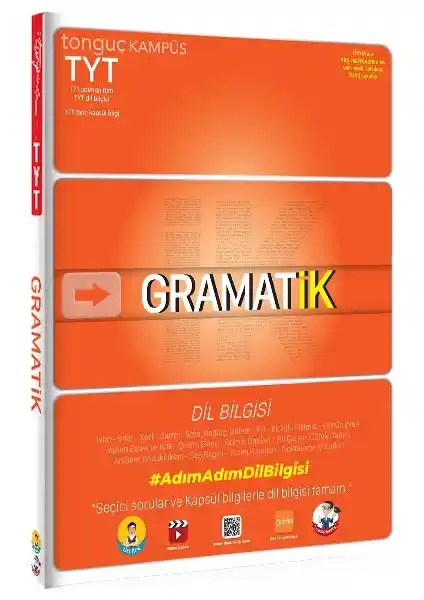 Tonguç Akademi TYT Gramatik Türkçe Dil Bilgisi Soru Bankası ile Sınava Hazırlık Rehberi