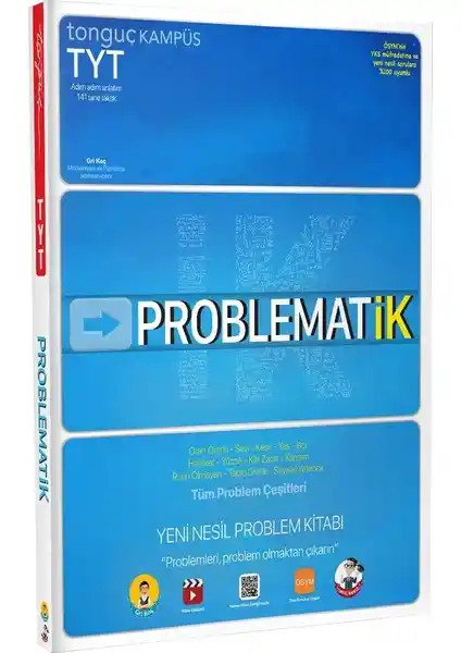 Tonguç Akademi TYT Problematik: Güncel ve Kapsamlı Problem Çözme Kitabı