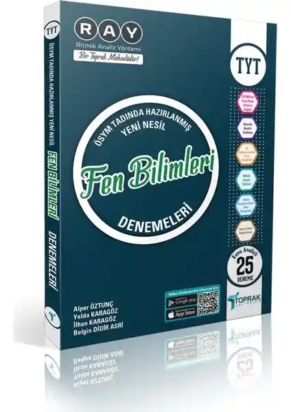 Toprak Yayıncılık TYT Fen Bilimleri Deneme Kitabı Sınava Hazırlık ve Pratik İçin Güncel İçerik