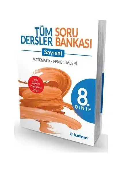 Tudem 8. Sınıf Tüm Dersler Sayısal Soru Bankası ile Başarıyı Artırın