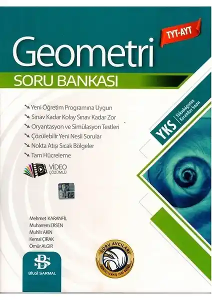 TYT AYT Geometri Soru Bankası Bilgi Sarmal Yayınları 2021 Güncel ve Güçlü Bir Kaynak