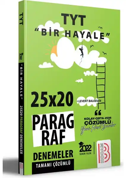 TYT Bir Hayale Serisi Paragraf Denemeleri: Öğrencilere Yönelik Güncel ve Kapsamlı Çalışma Kitabı