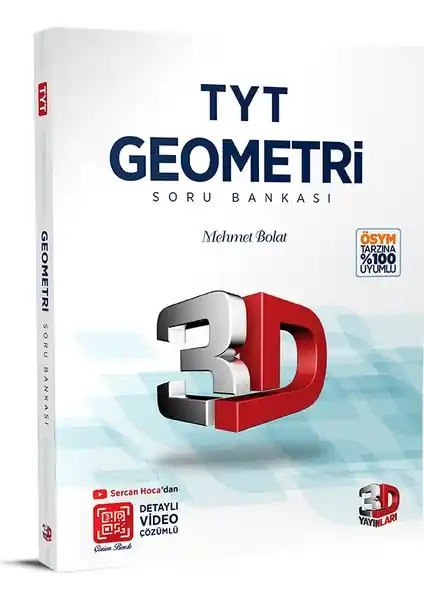 TYT Geometri Soru Bankası 2024 Güncel İçerik ve Video Çözüm Destekli Eğitim Kaynağı