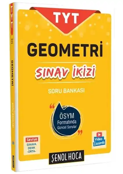 TYT Geometri Soru Bankası Şenol Hoca Yayınları ile Etkili ve Güçlü Sınav Hazırlığı