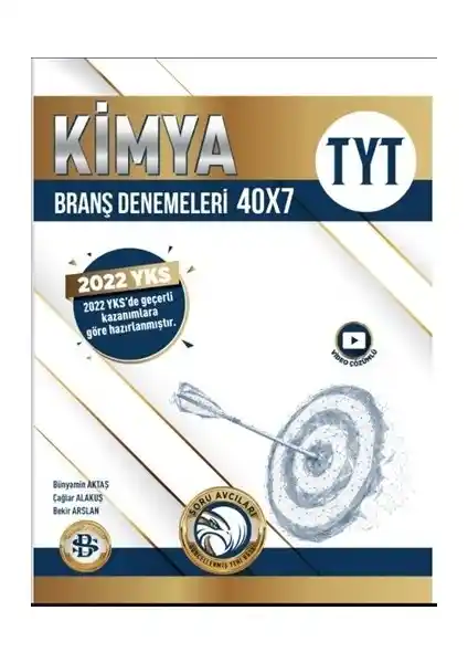 TYT Kimya 40 x 7 Branş Denemeleri Bilgi Sarmal Yayınları Sınava Etkili Hazırlık Aracı