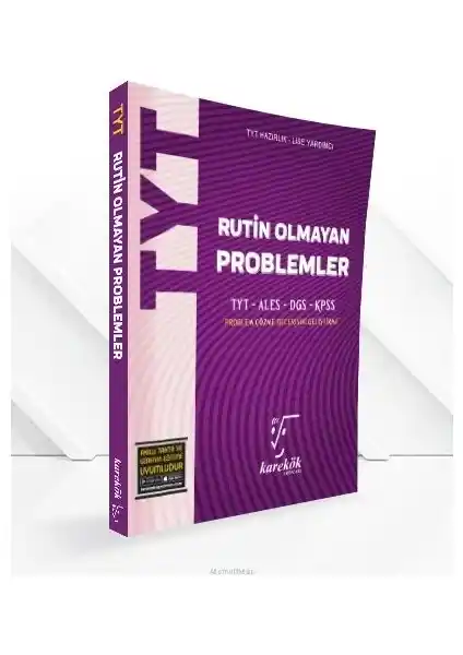 TYT Rutin Olmayan Problemler Kitabıyle Sınava Etkili Hazırlık Rehberi