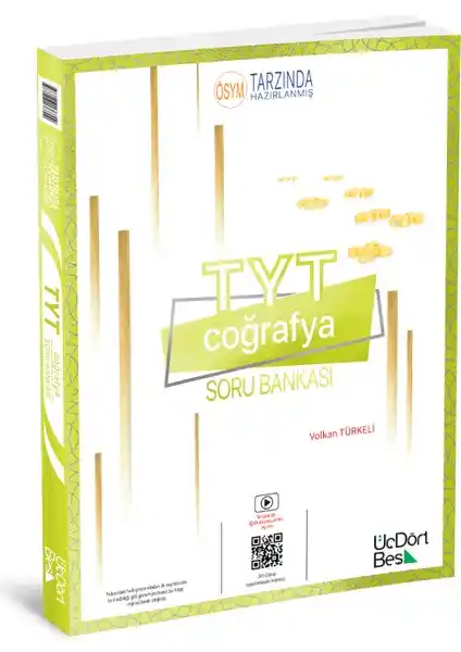 ÜçDörtBeş Yayınları TYT Coğrafya Soru Bankası Sınavlara Güçlü Bir Destek Sunar