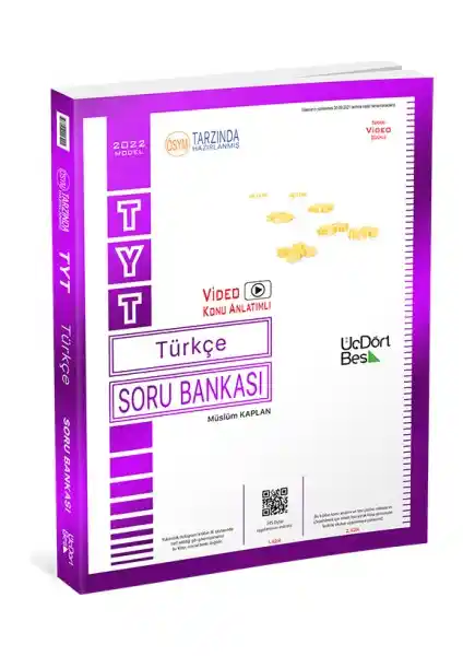 ÜçDörtBeş Yayınları TYT Türkçe Soru Bankası İncelemesi ve Kullanıcı Değerlendirmeleri