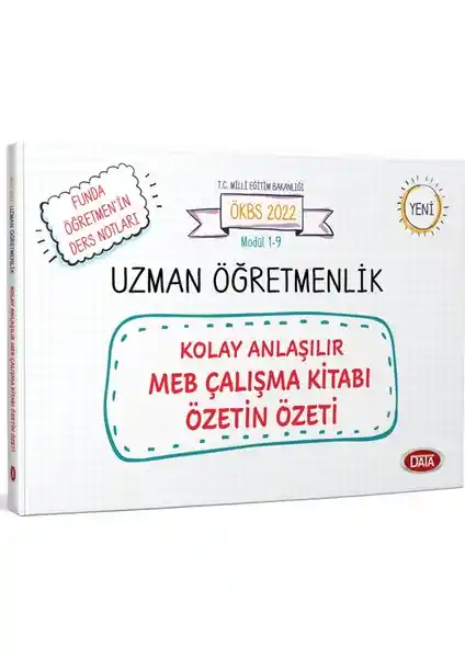 Uzman Öğretmenlik İçin MEB Uyumlu Çalışma Kitabı ve Güncel Bilgiler