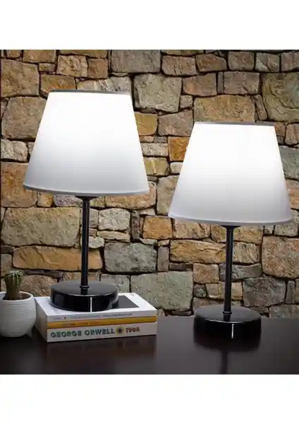 Vivido Modern Beyaz Abajur Çiftli Yatak Odası Tasarımı ve Karşılaştırması