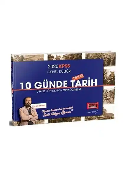 Yargı Yayınevi 2020 KPSS Genel Kültür 10 Günde Şipşak Tarih Sınava Hazırlık Kılavuzu