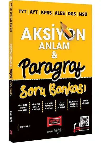 Yargı Yayınevi 2022 Soru Bankası Türkçe Anlam ve Paragraf Çalışma Kaynağı
