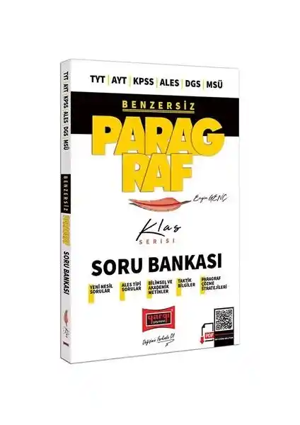Yargı Yayınevi Benzersiz Paragraf Klas Serisi Sınavlara Hazırlık ve Paragraf Soruları İçin Güçlü Bir Kaynak