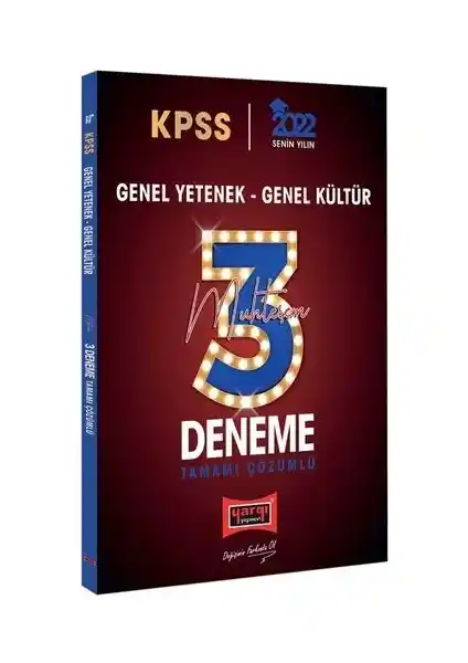 Yargı Yayınevi KPSS 2022 Genel Yetenek ve Genel Kültür Denemeleri İnceleme ve Tavsiye