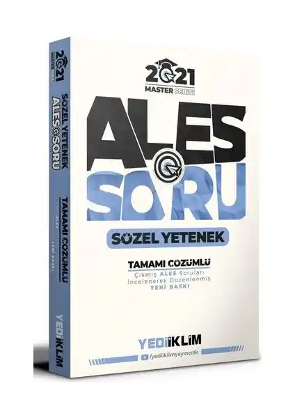 Yediiklim 2021 Master Serisi ALES Sözel Yetenek Tamamı Çözümlü Soru Bankası İnceleme ve Değerlendirme
