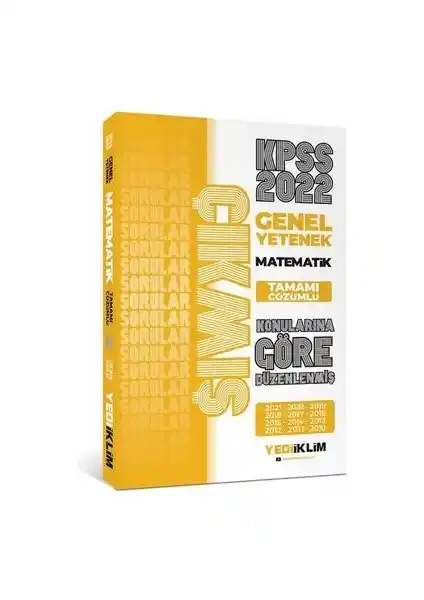 Yediiklim KPSS 2022 Genel Yetenek Matematik Soru Bankası İncelemesi ve Detaylar