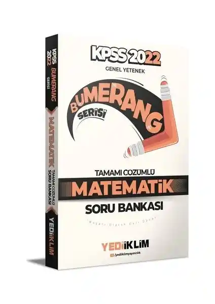 Yediiklim KPSS 2022 Genel Yetenek Matematik Tamamı Çözümlü Soru Bankası İnceleme ve Değerlendirme