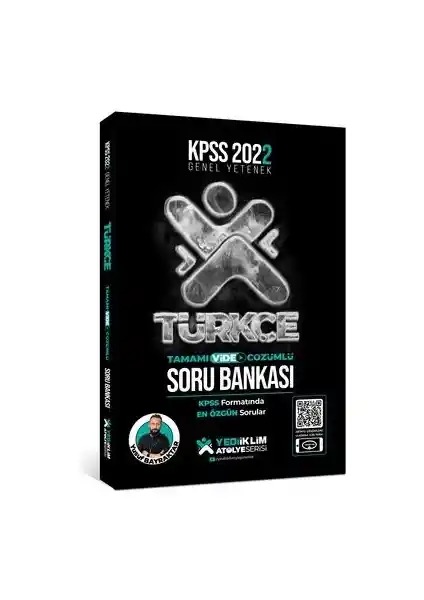 Yediiklim Yayınları 2022 KPSS Türkçe Atölye Serisi Video Çözümlü Soru Bankası Detaylı İnceleme