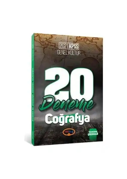 Yediiklim Yayınları KPSS 2021 Genel Kültür Coğrafya Tamamı Çözümlü 20 Deneme Sınava Hazırlık Kaynağı