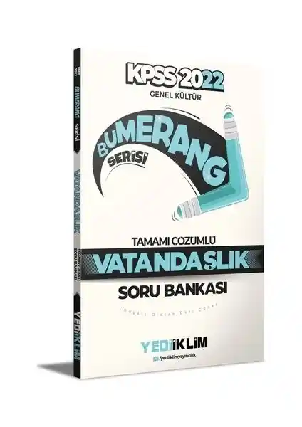Yediiklim Yayınları KPSS 2022 Genel Kültür Vatandaşlık Tamamı Çözümlü Soru Bankası Tanıtımı ve İncelemesi