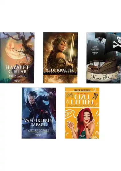 Yediveren Yayınları'nın Fantastik Serisi Hayalet Ruhlar Yedi Krallık Korsan Adası Vampirlerin Şafağı