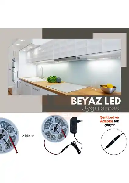 Amber LED 2m Beyaz Şerit vs Amber RGB 3m Şerit: Karşılaştırma ve Kullanım Özellikleri