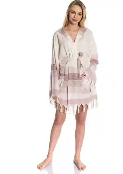 Dokubba Pamuklu Peştemal Bornoz ile Rozet Tekstil Hürrem Antrasit Karşılaştırması