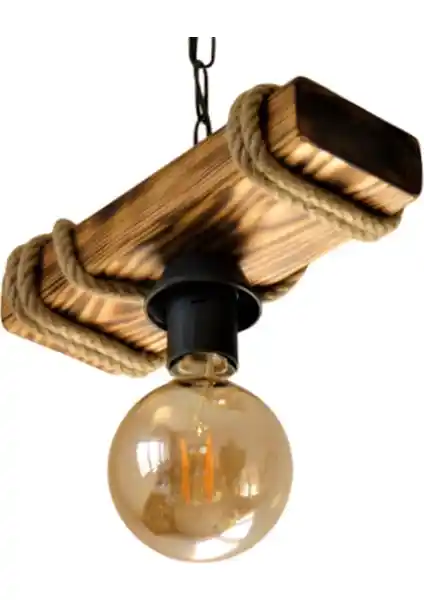 Hüma Halatlı Rustik Nigrum Ahşap Avize ile Morvizyon M311 Dümen Temalı Ahşap Avize Karşılaştırması