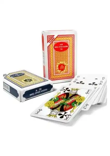 50 Bir Puma A/30 Briç ve İskambil Oyun Kartları: Kaliteli ve Renkli Oyun Kartı Seti