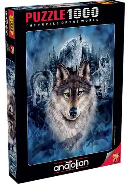 Anadolu 1000 Parçalık Puzzle Kurt Timi Teması - Zihinsel Gelişim ve Aile Birliği Aracı