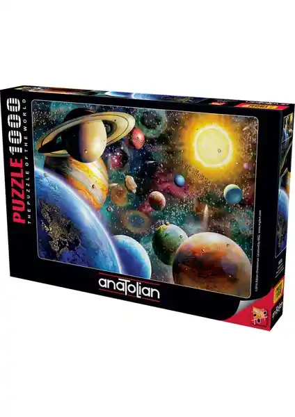 Anatolian 1000 Parçalık Puzzle Gezegenler Temasıyla Zihinsel ve Eğlence Desteği Sunar