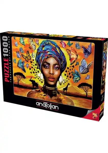 Anatolian 1000 Parçalık Puzzle - Hoş Kadın Tasarımı ile Zihinsel Gelişim ve Eğlence