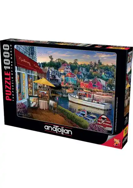 Anatolian 1000 Parçalık Puzzle Limandaki Galeri Temasıyla Kaliteli ve Eğlenceli Bir Zihinsel Aktivitettir