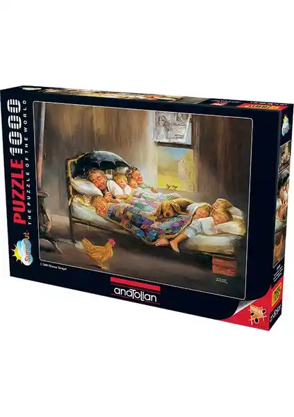 Anatolian 1000 Parçalık Puzzle Mutluluğun Resmi Ev Dekorasyonu ve Zihinsel Gelişim İçin