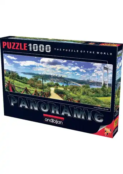 Anatolian 1000 Parçalık Puzzle Otağtepe'den Boğaz İstanbul Manzarası Detaylı Görsel