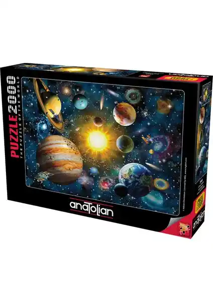 Anatolian 2000 Parça Güneş Sistemi Puzzle: Yetişkinler İçin Zorlu ve Eğlenceli Bilim Teması