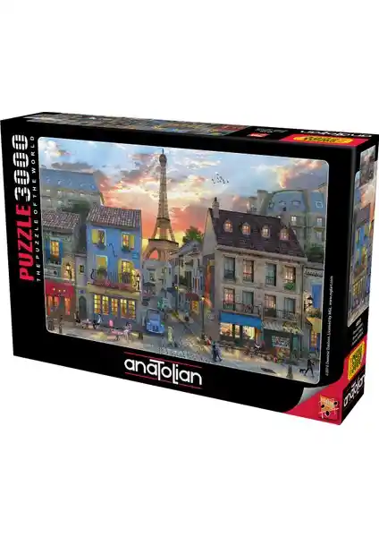 Anatolian 3000 Parçalık Puzzle Paris Sokakları Detaylı İnceleme ve Özellikleri