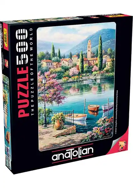 Anatolian 500 Parça Puzzle Gölde Akşamüstü Manzarası Yüksek Kalite ve Dayanıklılık