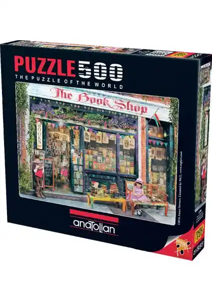 Anatolian 500 Parçalık Puzzle Çocuklar İçin Kitap Evi Temasıyla Eğlence ve Öğrenmeyi Bir Arada Sunar