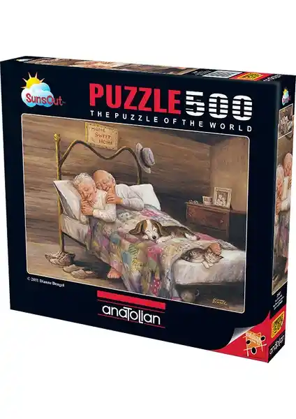 Anatolian 500 Parçalık Puzzle Ev Dekorasyonu ve Zihinsel Gelişim İçin Uygun