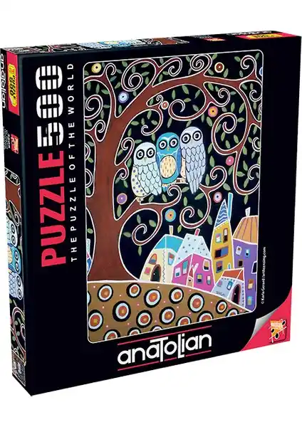 Anatolian 500 Parçalık Üç Baykuş Puzzle Detaylı İnceleme ve Özellikleri