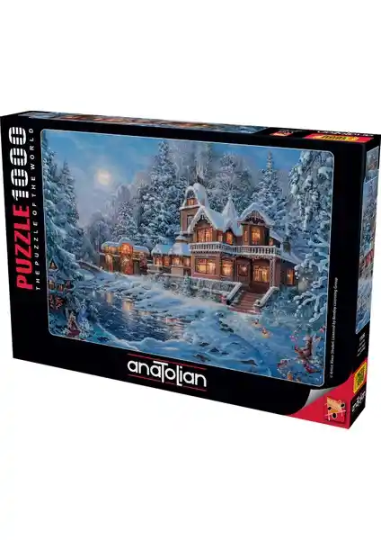 Anatolian Sihirli Kış 1109 1000 Parçalık Puzzle ile Eğlence ve Dekoratiflik Bir Arada