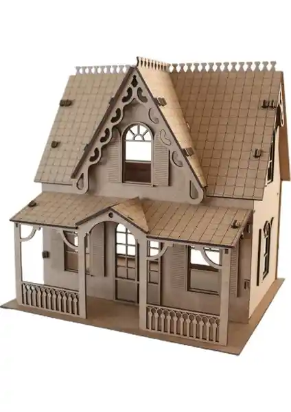 Anne Shirley Ev Modeli 3D Ahşap Puzzle Yetişkin ve Çocuklar İçin Eğitici ve Dekoratif Ürün