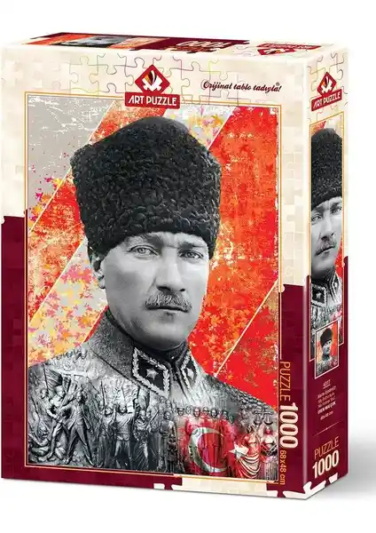 Art Puzzle 1000 Parça Puzzle Ata'm İzindeyiz Sanat ve Zeka Geliştirici Dekoratif Puzzle