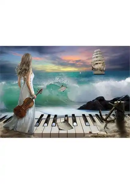 Art Puzzle 1000 Parça Puzzle Deniz Senfonisi ile Sanat ve Zeka Gelişimini Keşfedin