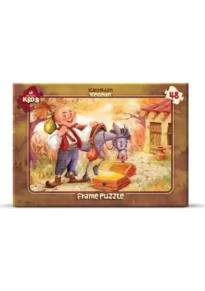 Art Puzzle Art Çocuk Keloğlan Çerçeve Puzzle: Eğitici ve Güvenli Çocuk Oyuncağı