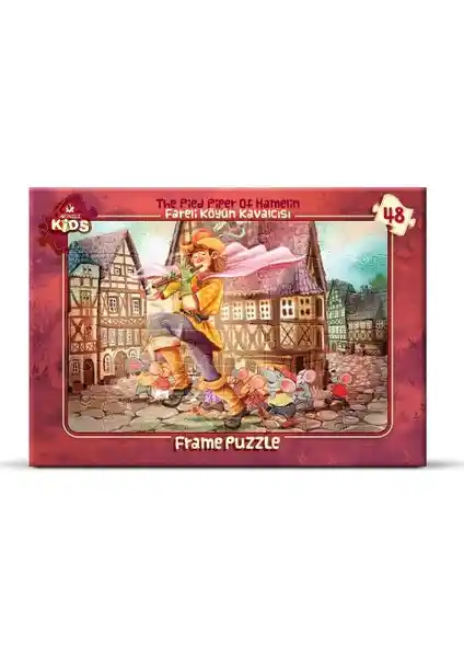 Art Puzzle Art Çocuk Puzzle Seti 48 Parça Güvenli ve Eğitici Oyun Seçeneği