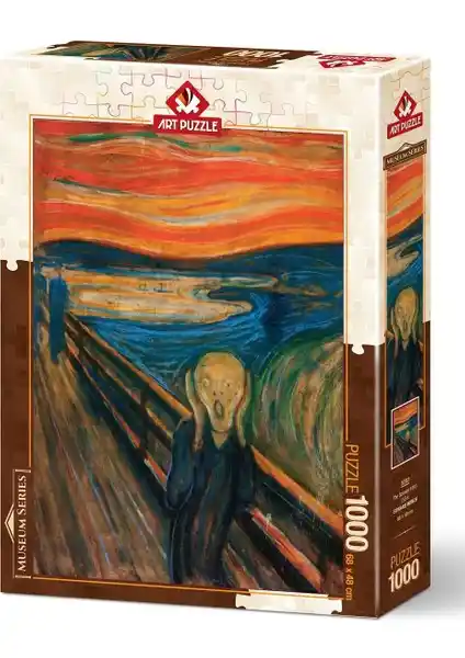 Art Puzzle Çığlık 1893 1000 Parça Puzzle ile Sanat ve Sabır Dolu Bir Deneyim