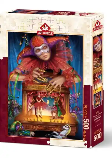 Art Puzzle Maskeli Kuklacı 500 Parça Puzzle Sanat ve Zeka Gelişimini Destekleyen Ürün