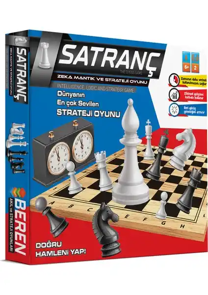 Beren Kutulu Ahşap Satranç Takımı: Kaliteli ve Estetik Tasarım ile Sınırları Zorlayan Oyun Deneyimi